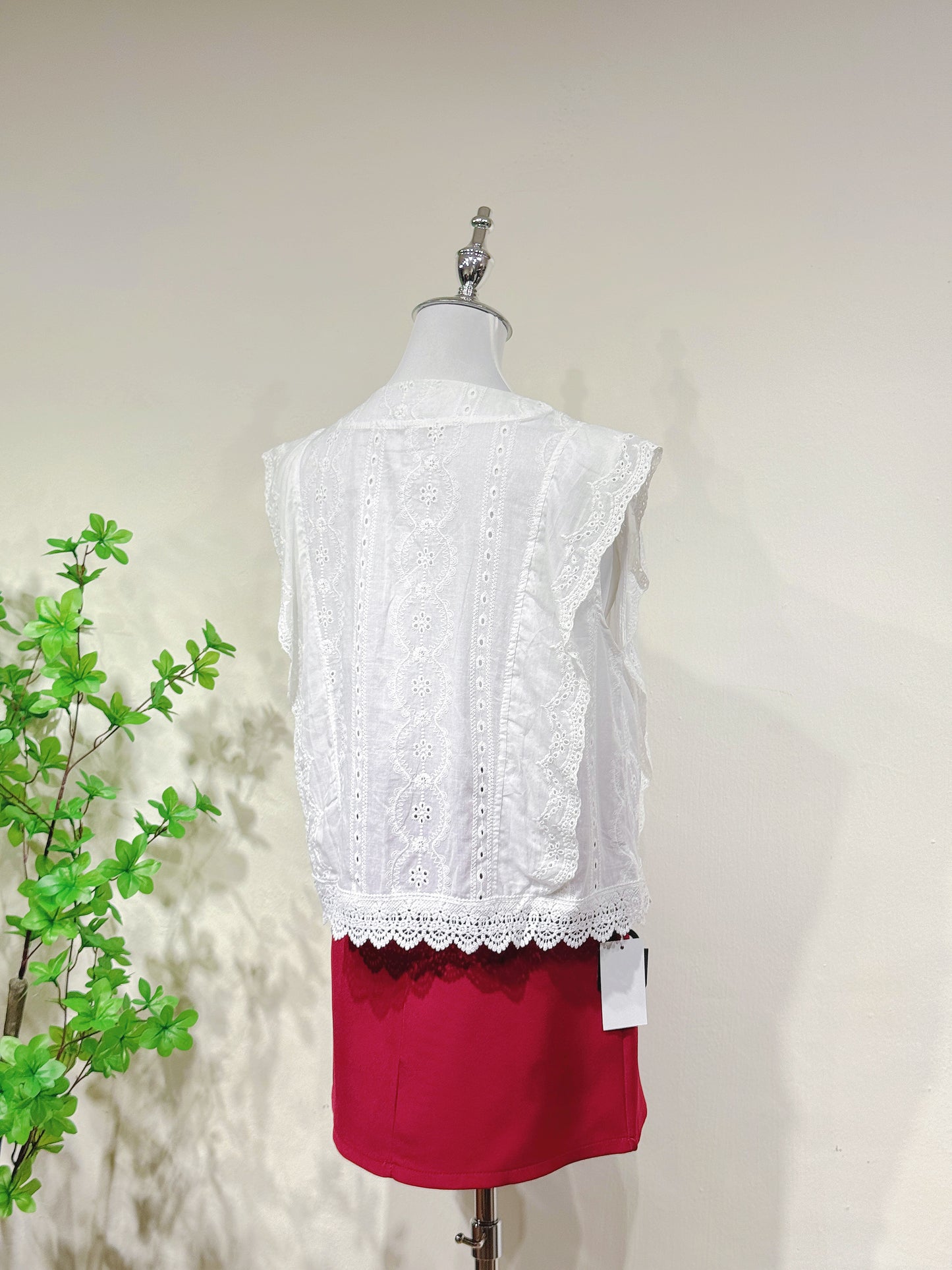 Cotton Lace Crochet Blouse