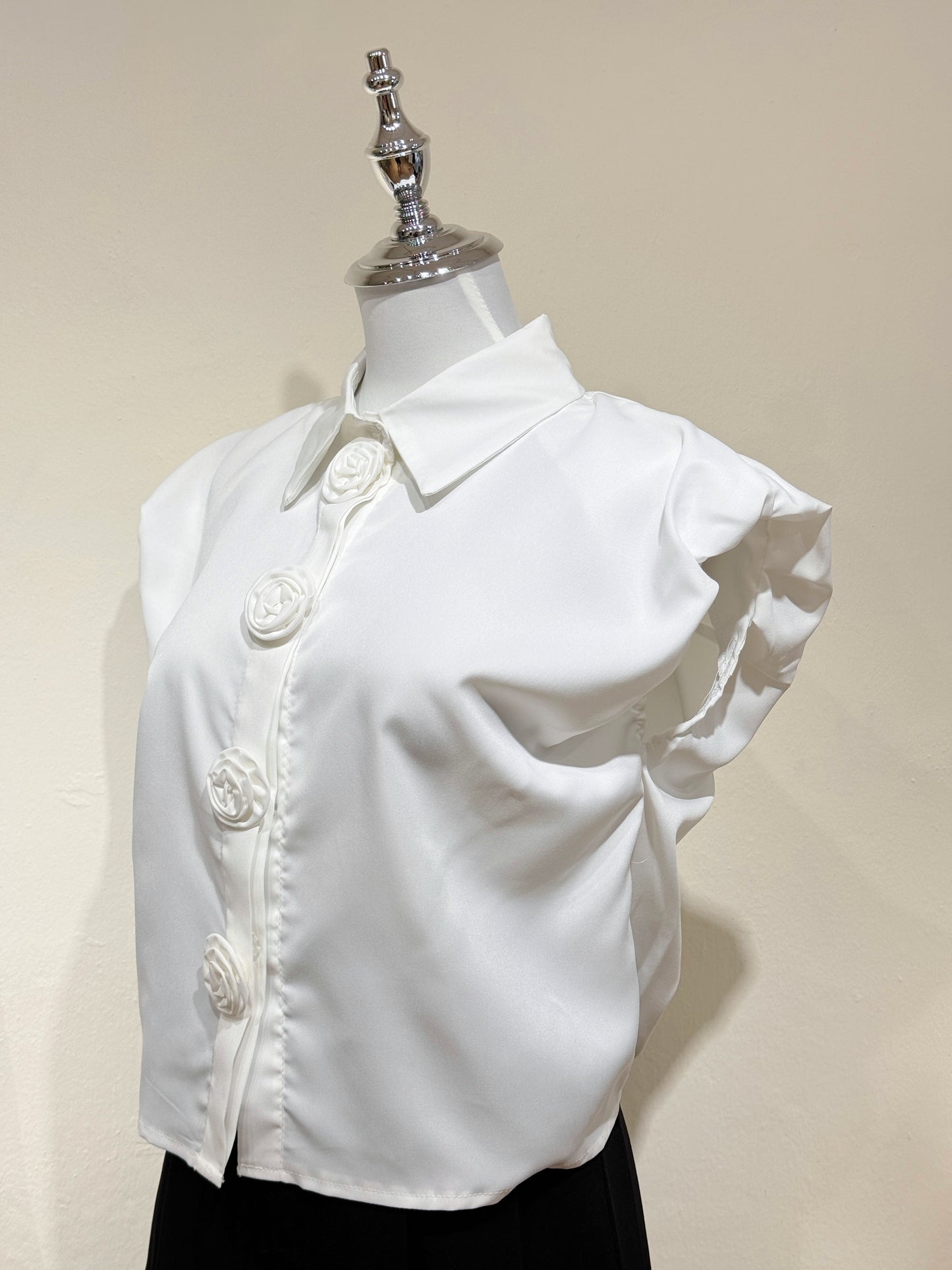 Rosey Cap Sleeve Blouse