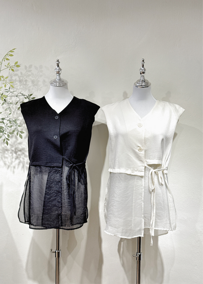 Textured+Organza Set