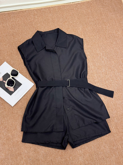 Minimalist Collar Cotton Set