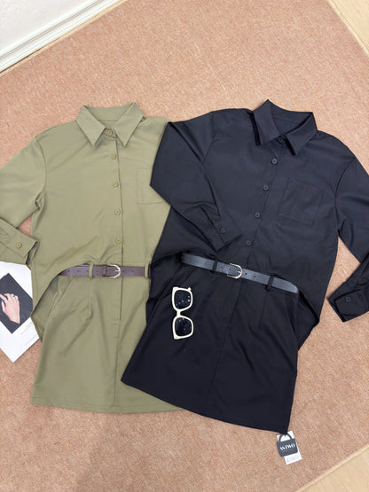Minimalist Two-in-One Dress