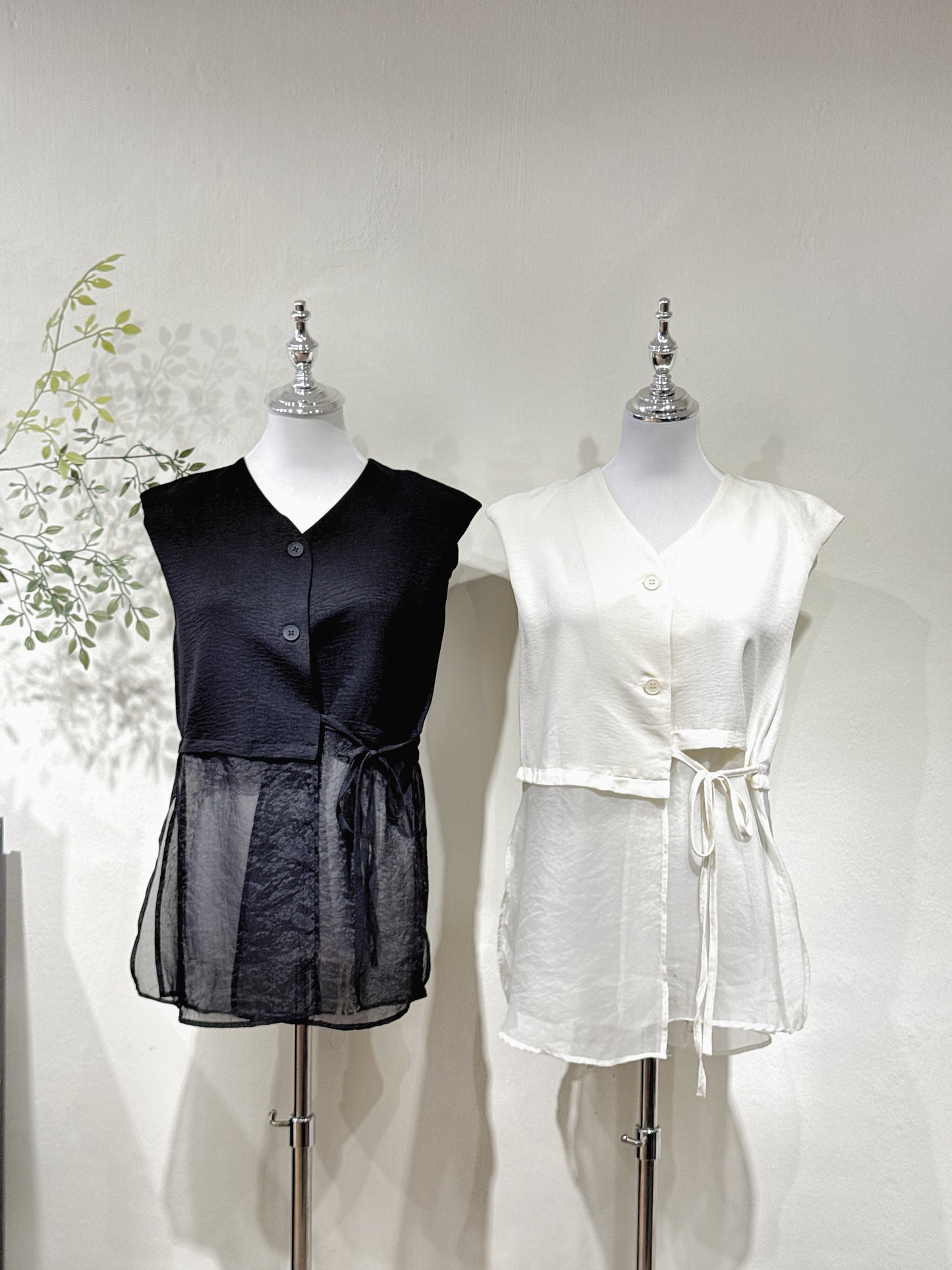 Textured+Organza Set