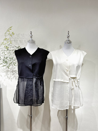 Textured+Organza Set