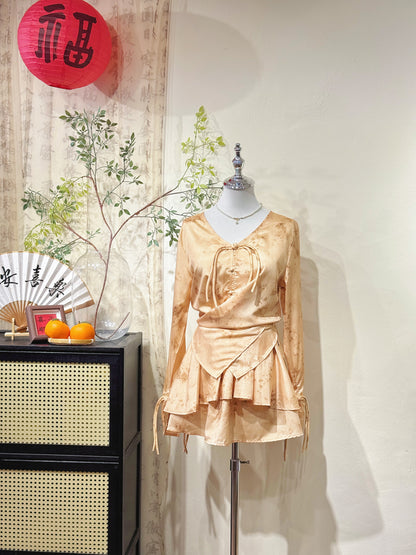 Tassel Knot Printed Set