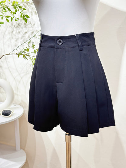 Classic Pleated A-Line Shorts